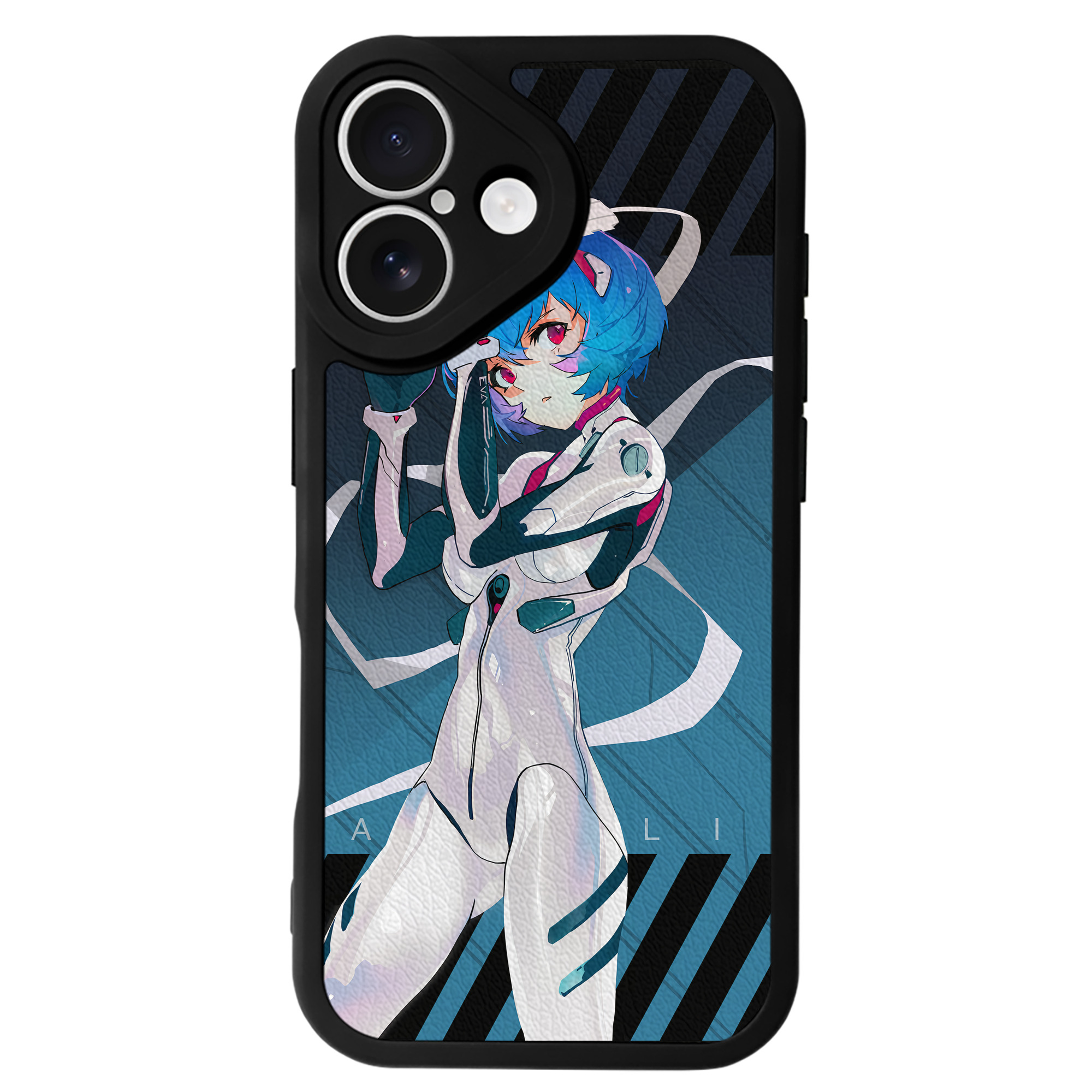 （画像用） EVA 新世紀エヴァンゲリオン 【iPhone 16シリーズ対応】シリコンスマホケース（レザー調） 材質：シリコン